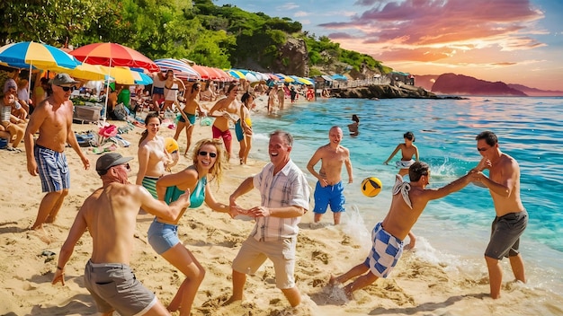 turistas-divirtiendose-costa_926199-3881704